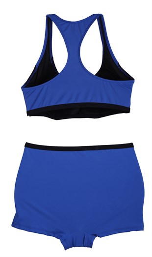 Sporcu Bikini Saks Siyah Renkli
