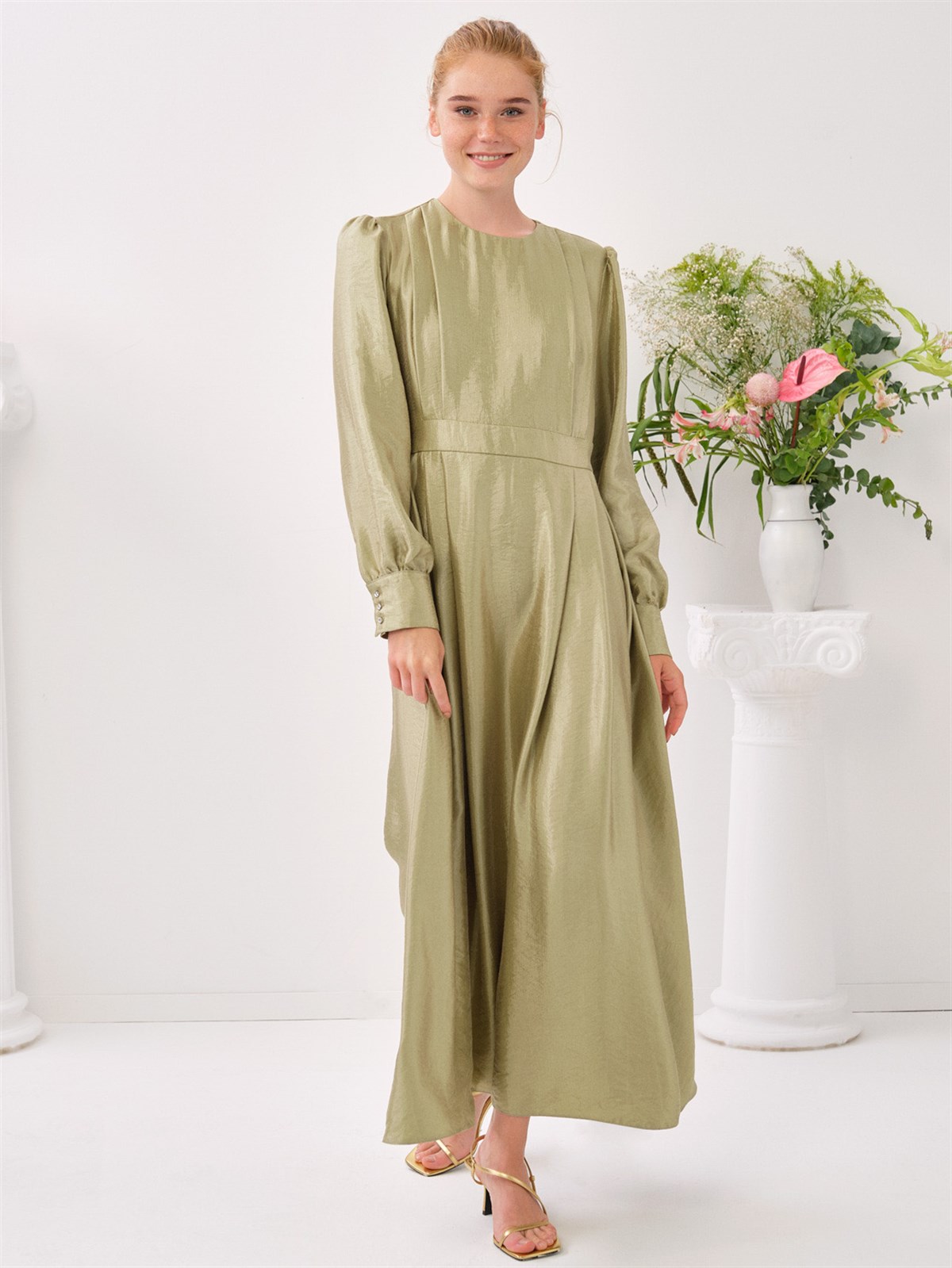 Acaei Elbise Çağla Yeşili| Vesna