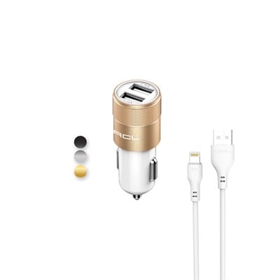 AC-07 Power Classic Series™ Araç İçi Şarj Aleti Lightning Kablolu