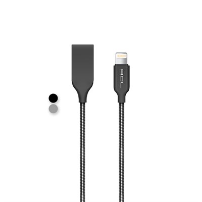 ACK-69 PrimeCord™ 2.1A, 1m Metal Lightning USB Şarj Kablosu