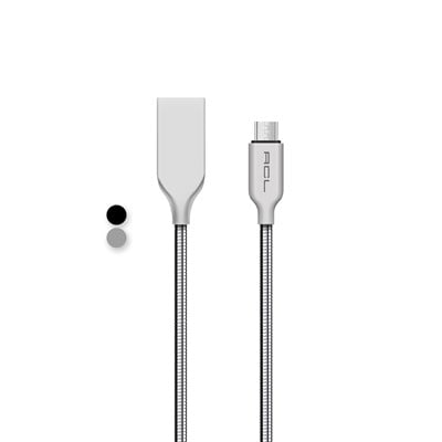 ACK-70 PrimeCord™ 2.1A, 1m Metal Micro USB Şarj Kablosu