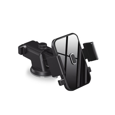 T-27 Premium Safe-in Series™ Vantuzlu Teleskopik Araç İçi Telefon Tutucu