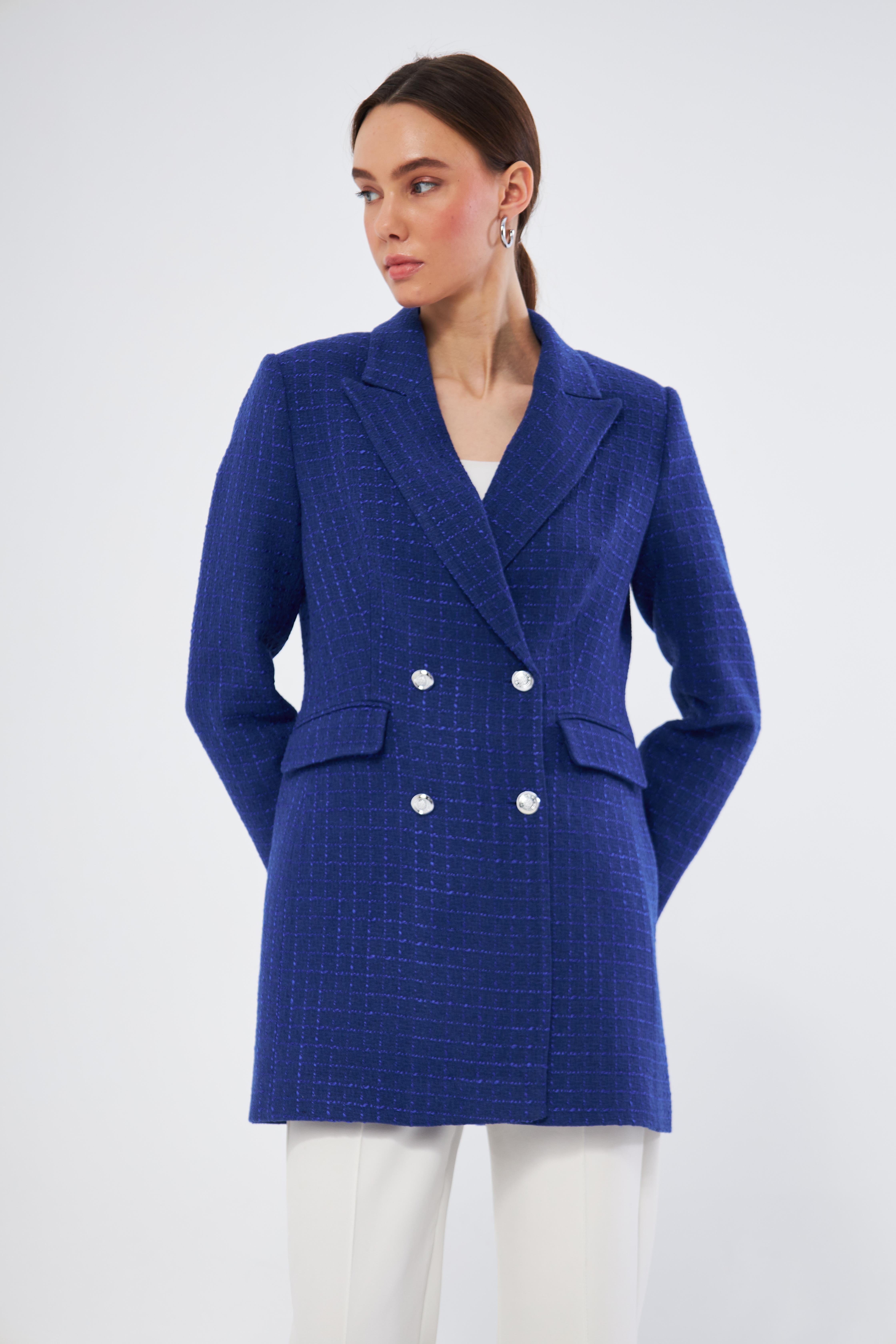 Tüvit Kruvaze Ceket