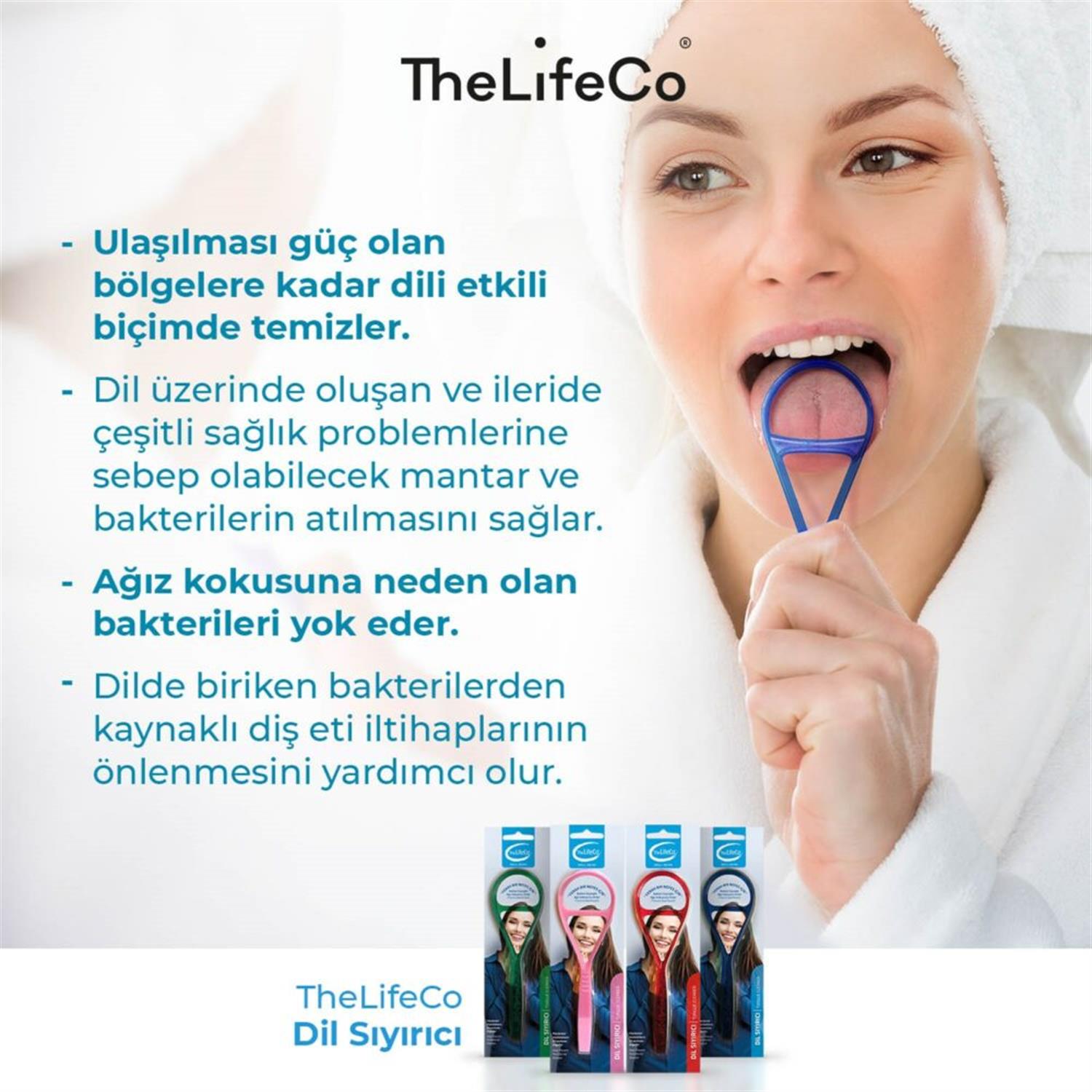 TheLifeCo Dil Sıyırıcısı (Dil Temizleyici)