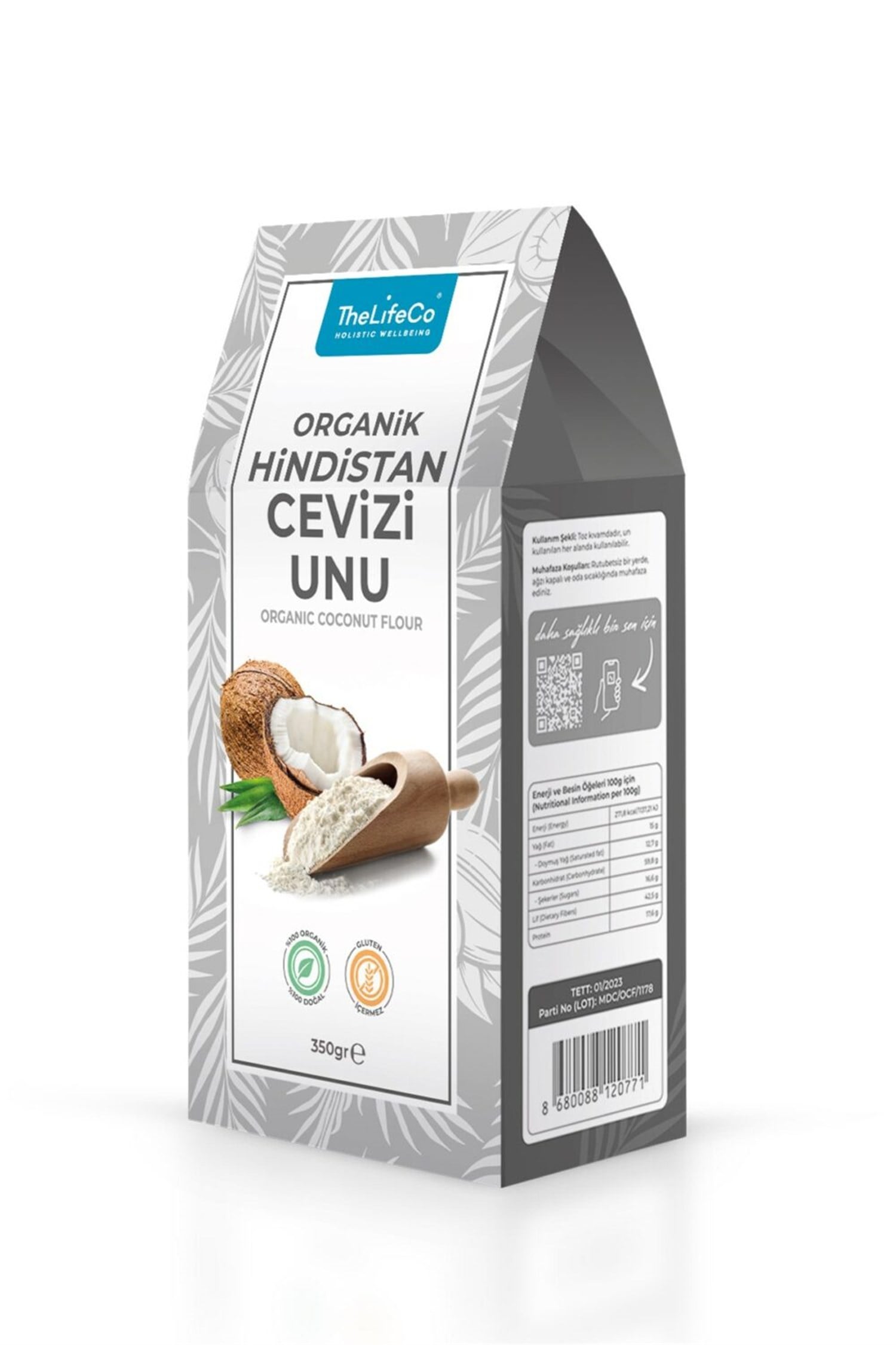 Organik Hindistan Cevizi Unu 350 gr