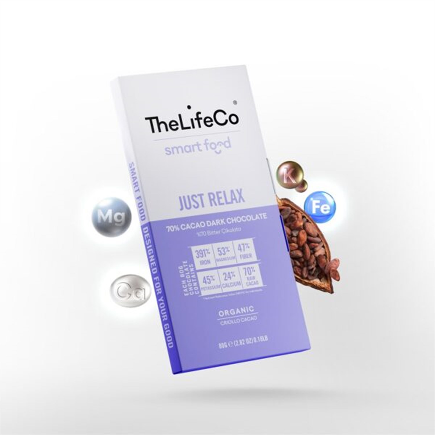 TheLifeCo SmartFood Just Relax Çikolata