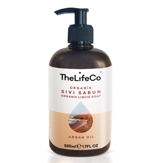 TheLifeCo Organik Sıvı Sabun 500 ml Argan Yağı