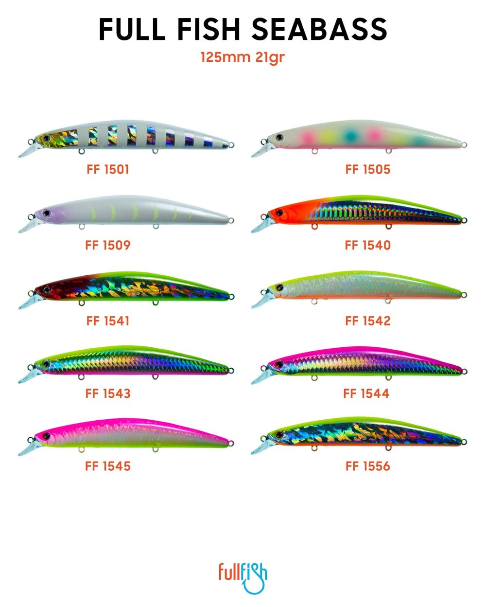 FF Seabass 125mm 21gr