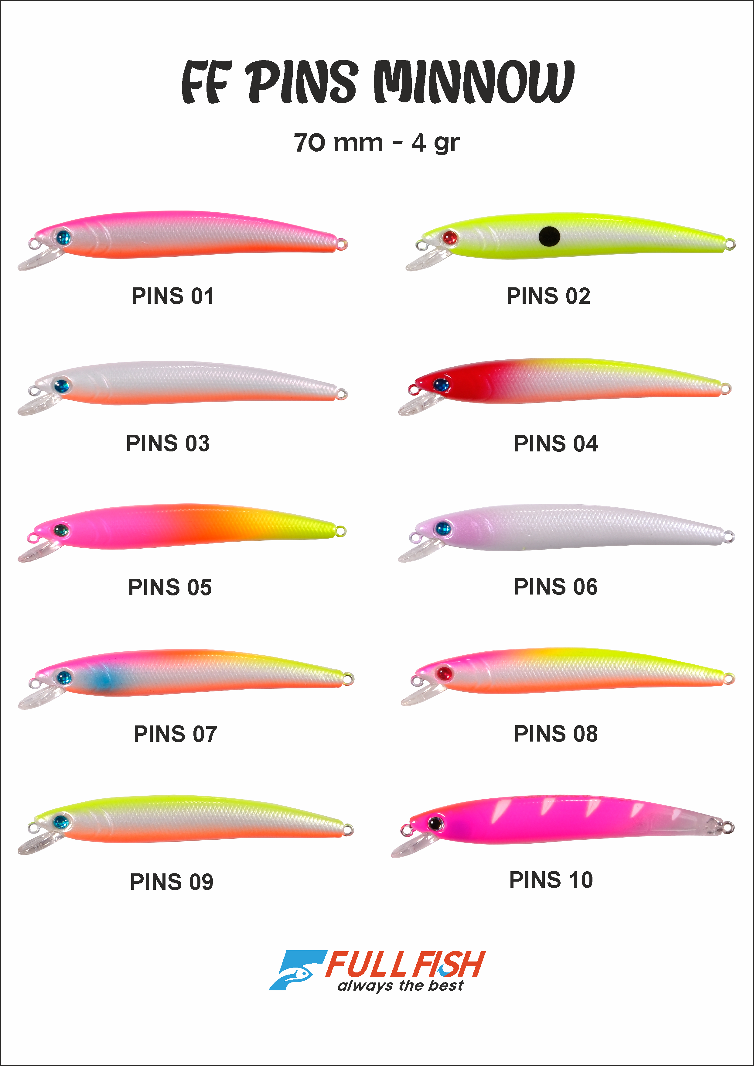 PINS MINNOW