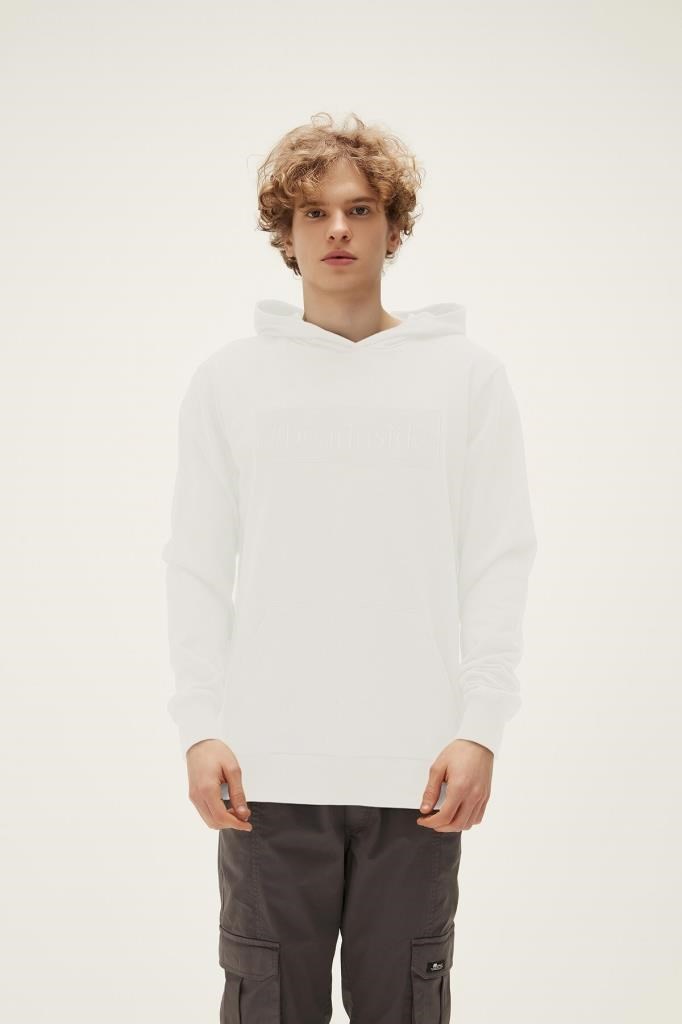 Bad Bear Erkek Insıde Patch Hoodıe Sweatshirt - Beyaz