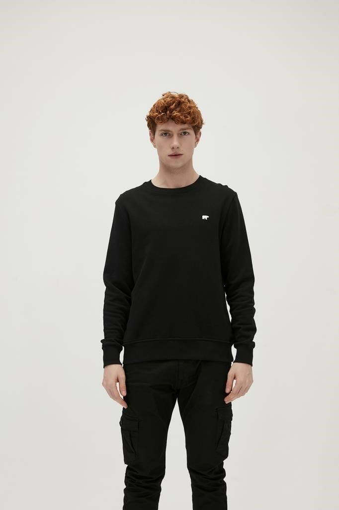Bad Bear Erkek Siyah Sweatshırt Presage Crewneck