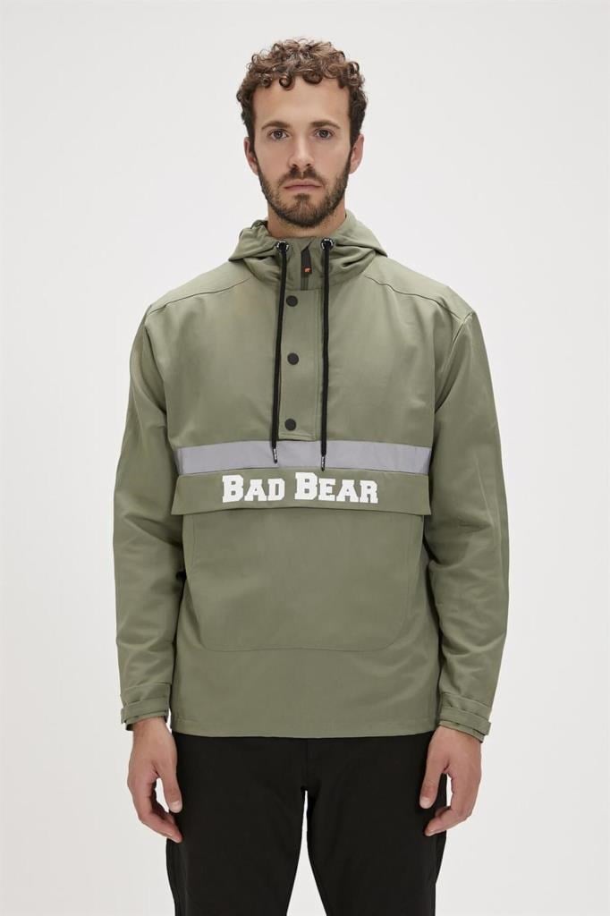 Bad Bear Erkek Yağmurluk REFLECT Erkek Rüzgarlık 23.02.13.005-Haki