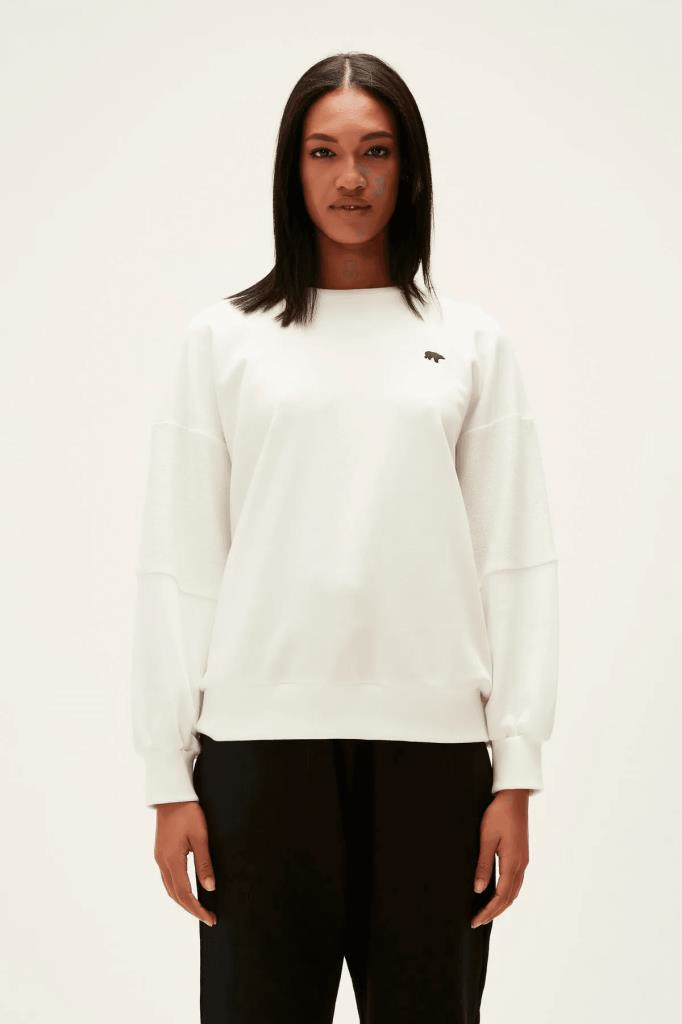 BadBear Phobe Crewneck Off-whıte Kadın Beyaz Sweatshirt