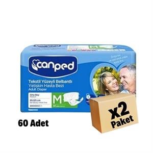 Canped,CANPED HASTA BEZİ BELBANTLI TEKS. ORTA (M) 60 Adet 2 Paket