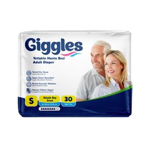 Giggles,GİGGLES HASTA BEZİ SMALL 30LU (50X85CM)