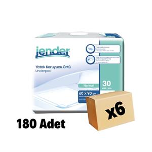 jender,JENDER YATAK KORUYUCU ÖRTÜ 60*90 180 Adet 6 Paket