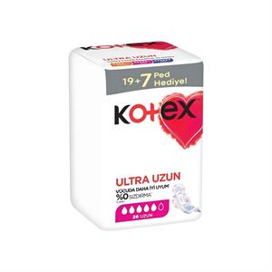 Kotex,Kotex Ultra Dev Eko Uzun 26'Lı Ped