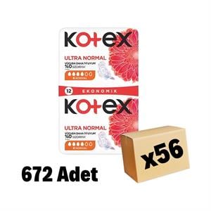 Kotex,Kotex Ultra Double Normal Ped 672 Adet 56 Paket