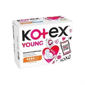 Kotex,Kotex Young Genç Kızlar için Gündüz Pedi 7'li Tekli Paket