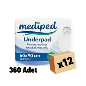 Mediped,Mediped  Yatak Koruyucu Örtü 60 x 90 360 Adet 12 Paket