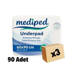 Mediped,Mediped  Yatak Koruyucu Örtü 60 x 90 90 Adet 3 Paket