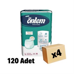 ÖNLEM,Önlem Hasta Bezi Large Külot Bez 120 Adet 4 Paket