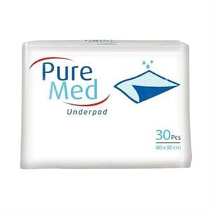 Puremed,Puremed 60x90 cm Serme Yatak Koruyucu Örtü 30 'Lu