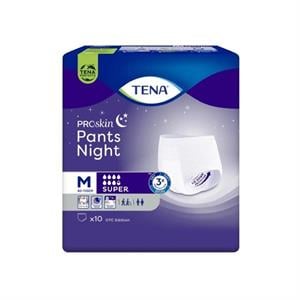 Tena,Tena Proskin Pants Night Geçe İçin Süper Emici Külot Medium 10 Adet