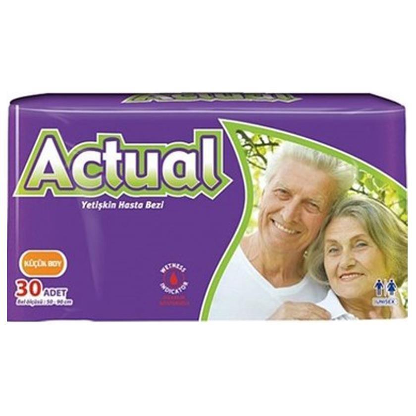 Actual,Actual Yetişkin Hasta Bezi Small 30 Lu Paket