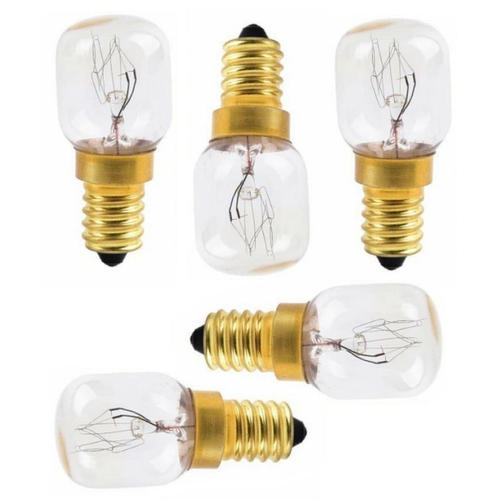 mikroline Uyumlu Ankastre Davlumbaz Buzdolabı Fırın 15 Watt Gün Işığı 300° Halojen Ampül 5 Adet