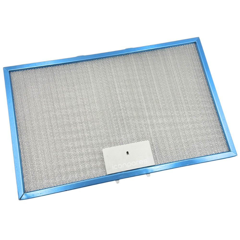 En 357mm Boy 230mm Arka Tırnak Arası 75mm Aspiratör Metal Yağ Filtresi 35,7cm*23cm