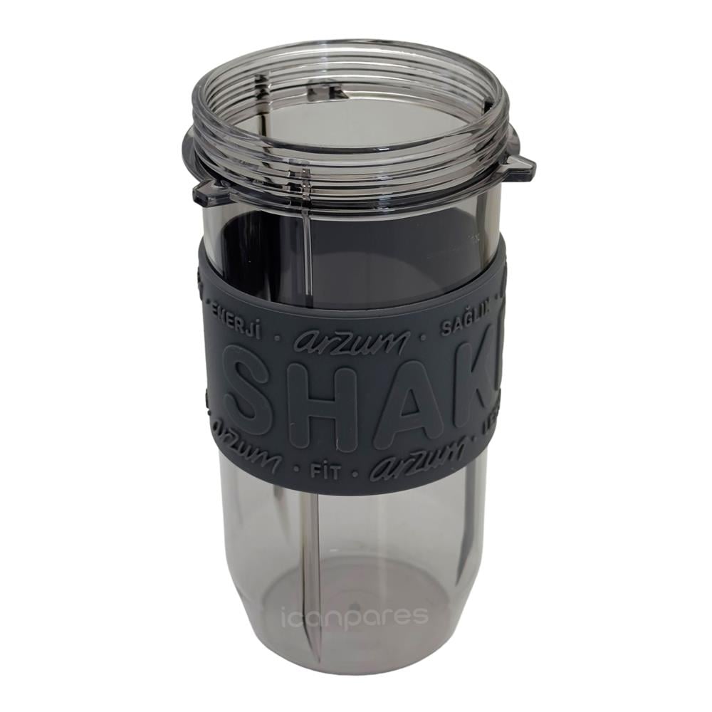 Arzum Uyumlu AR1147 Shake'N Take Neo Kişisel Blender Haznesi 400 Ml, Koyu Gri