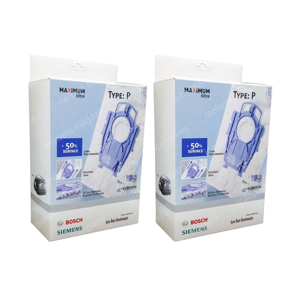 Bosch Uyumlu BSG 82001 Süpürge Toz Torbası (8 Adet)