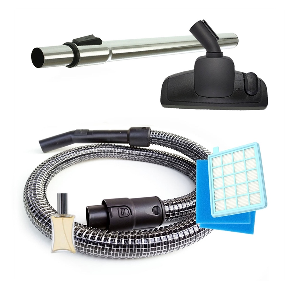 Philips Uyumlu FC 9521 Çelik Telli Hortumu Başlık Boru Filtre Seti