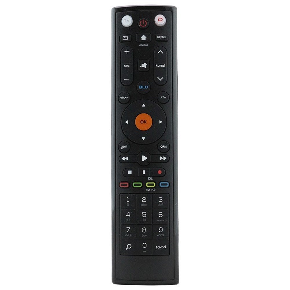 D-Smart 2017 HD Blue Uydu Alıcı Kumandası