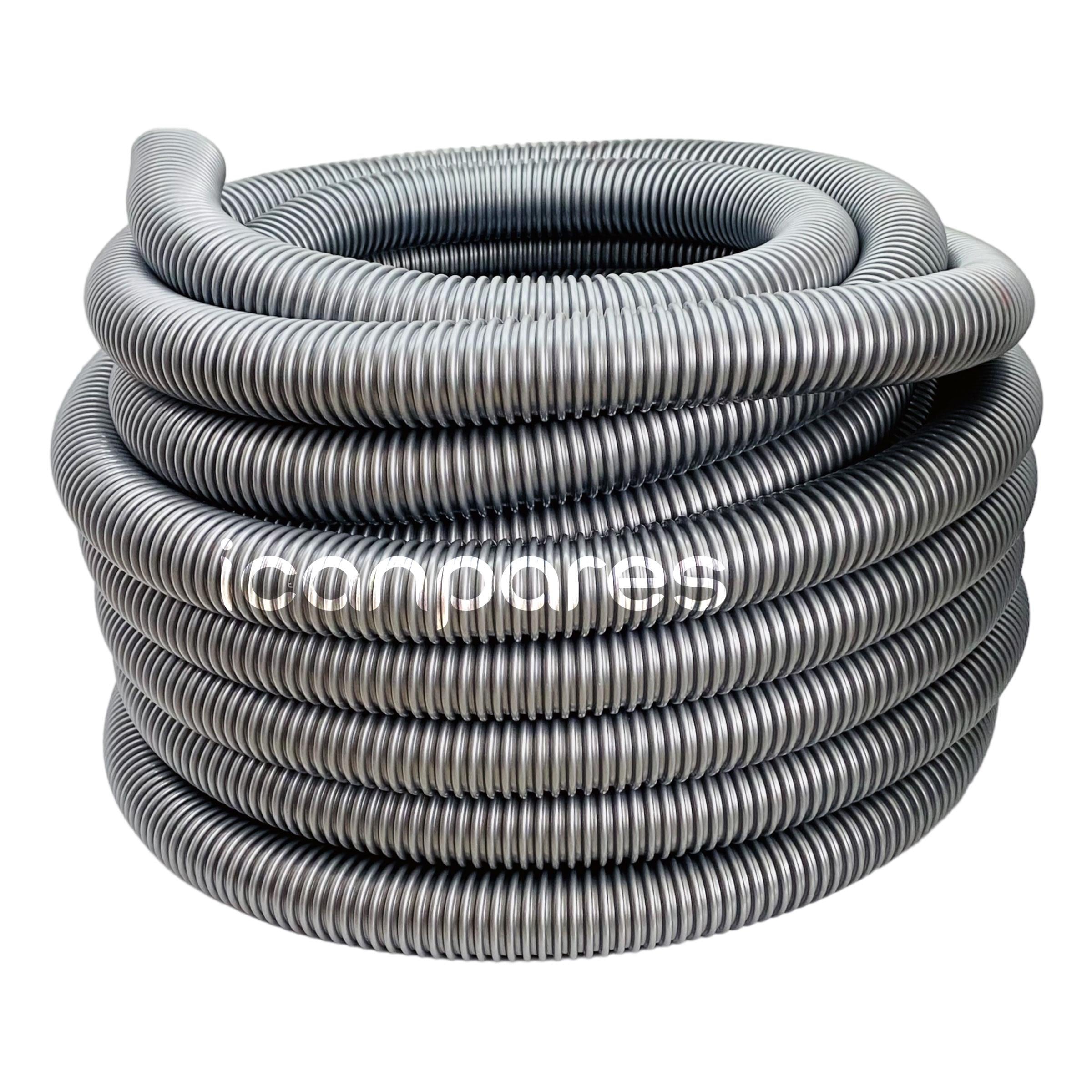 20 Metre İç Çap 35mm - Dış Çap 38.5mm Ev, Ofis, Endüstriyel ve Ticari Süpürgeler için Hortumu - Gri