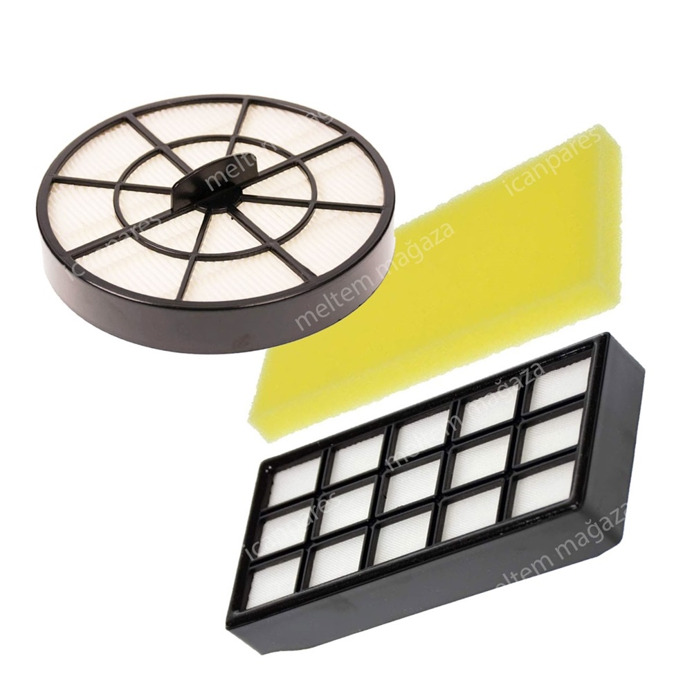Grundig VCC 7070 Elektrikli Süpürge Filtre Hepa Çerçeve Sünger Set
