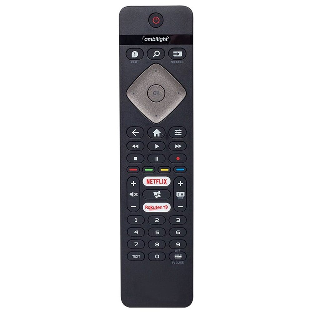 Philips Uyumlu Ambilight Netflix-Rakuten Tv Tuşlu Led Tv Kumandası 43PUS6504/62