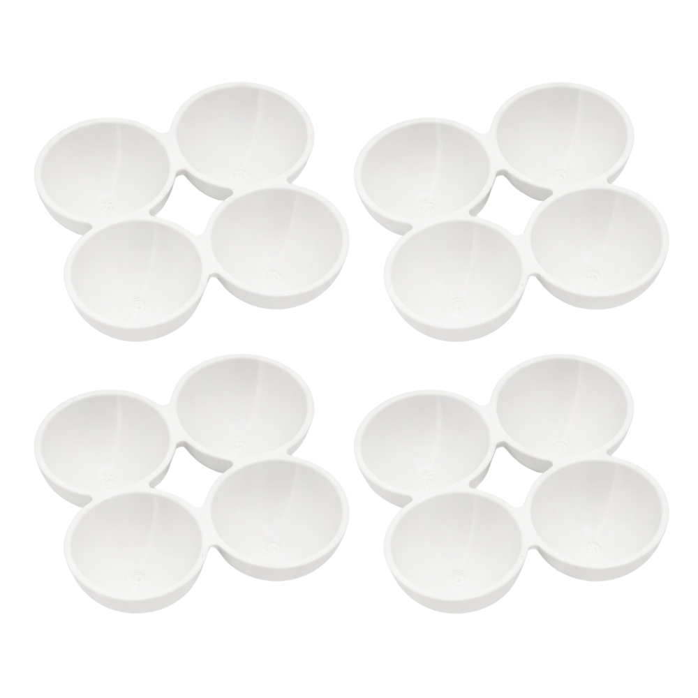 Bosch Uyumlu Buzdolabı Rafı İçin Yumurtalık 4'lü Yumurta Tutucu Plastik Aparat - Siemens, Profilo Uyumlu 4 Adet