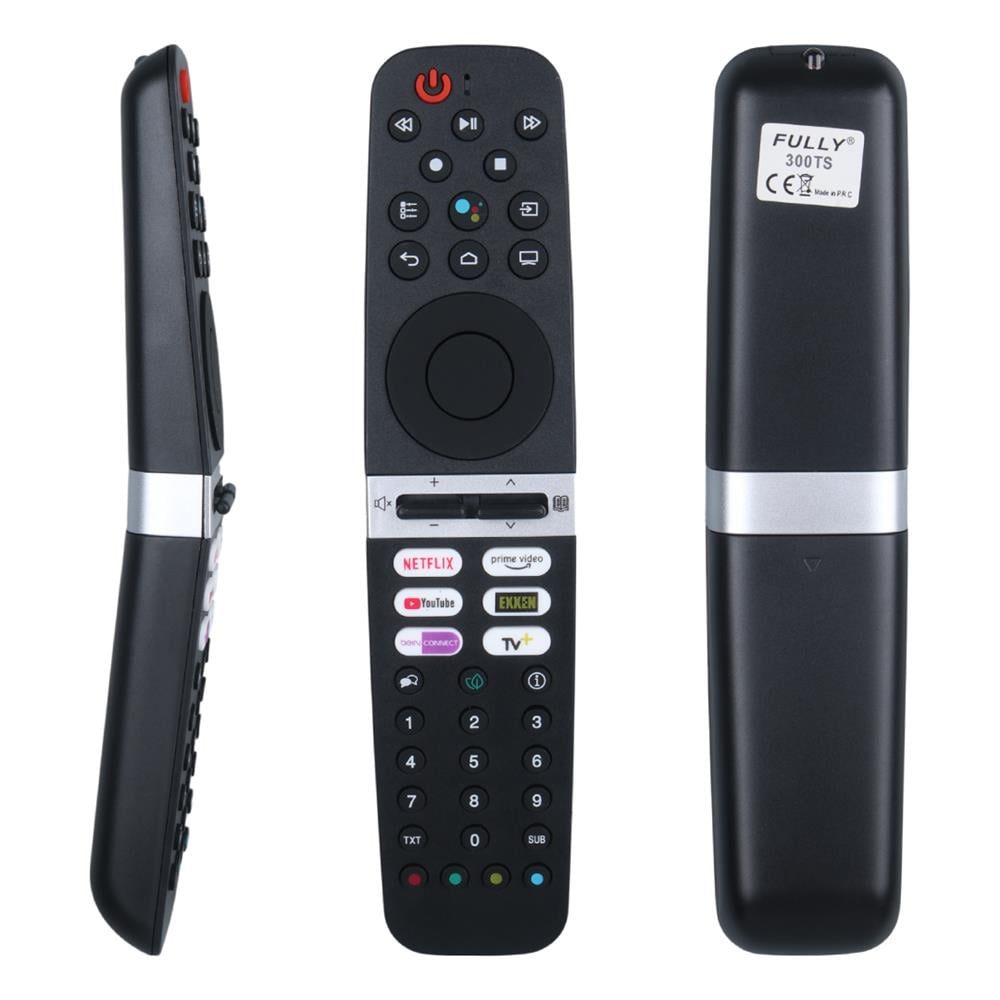 Arçelik Uyumlu A32 D 695 B Netflix-Youtube-Prime Video-Google Play-Disney+ Tuşlu Ses Komutsuz Lcd Led Tv Kumanda