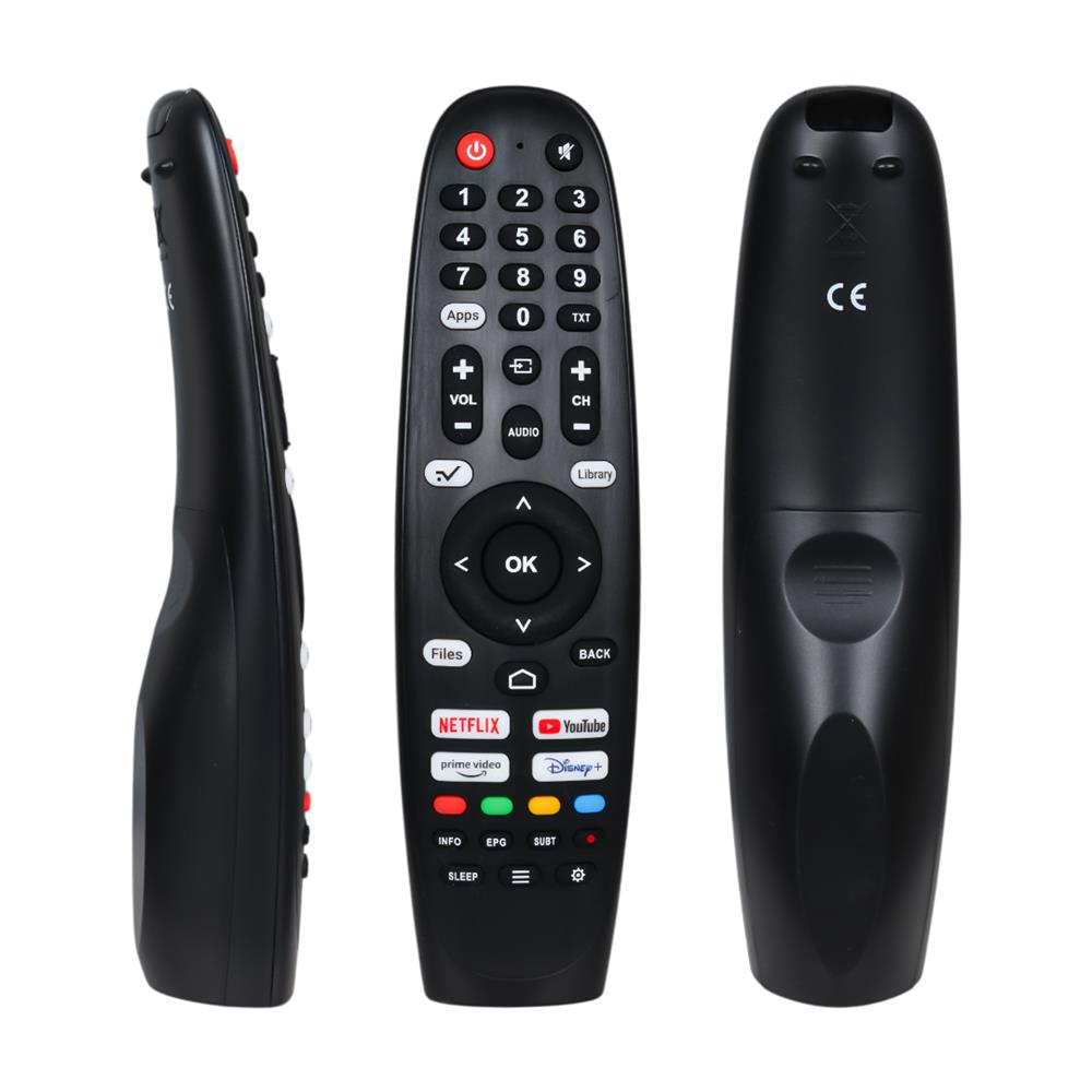 Hiking Uyumlu 50HS2400 Netflix, Youtube, Prime Video, Disney+ Tuşlu Ses Komutsuz Whale Os Smart LED TV Kumandası