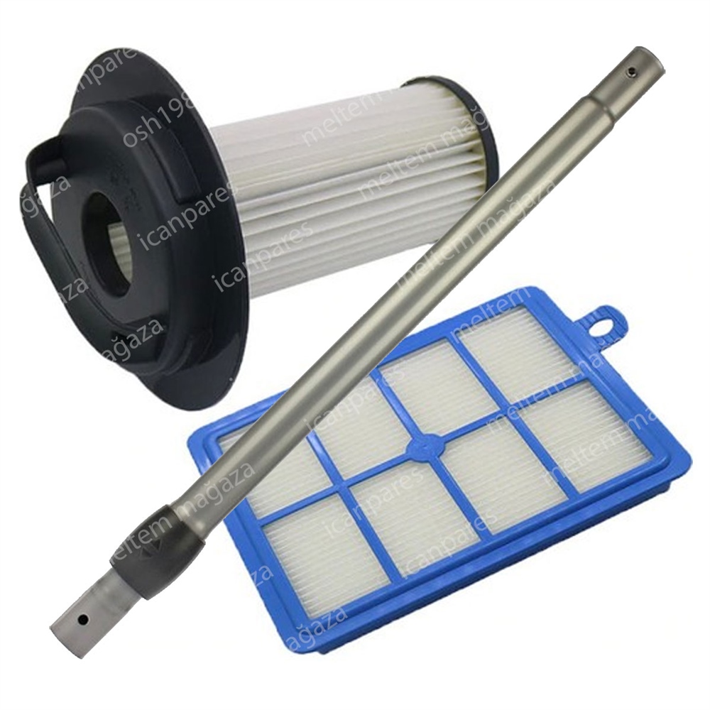 Philips FC 9214 Süpürge Borusu Silindir Filtre Hepa Filtresi