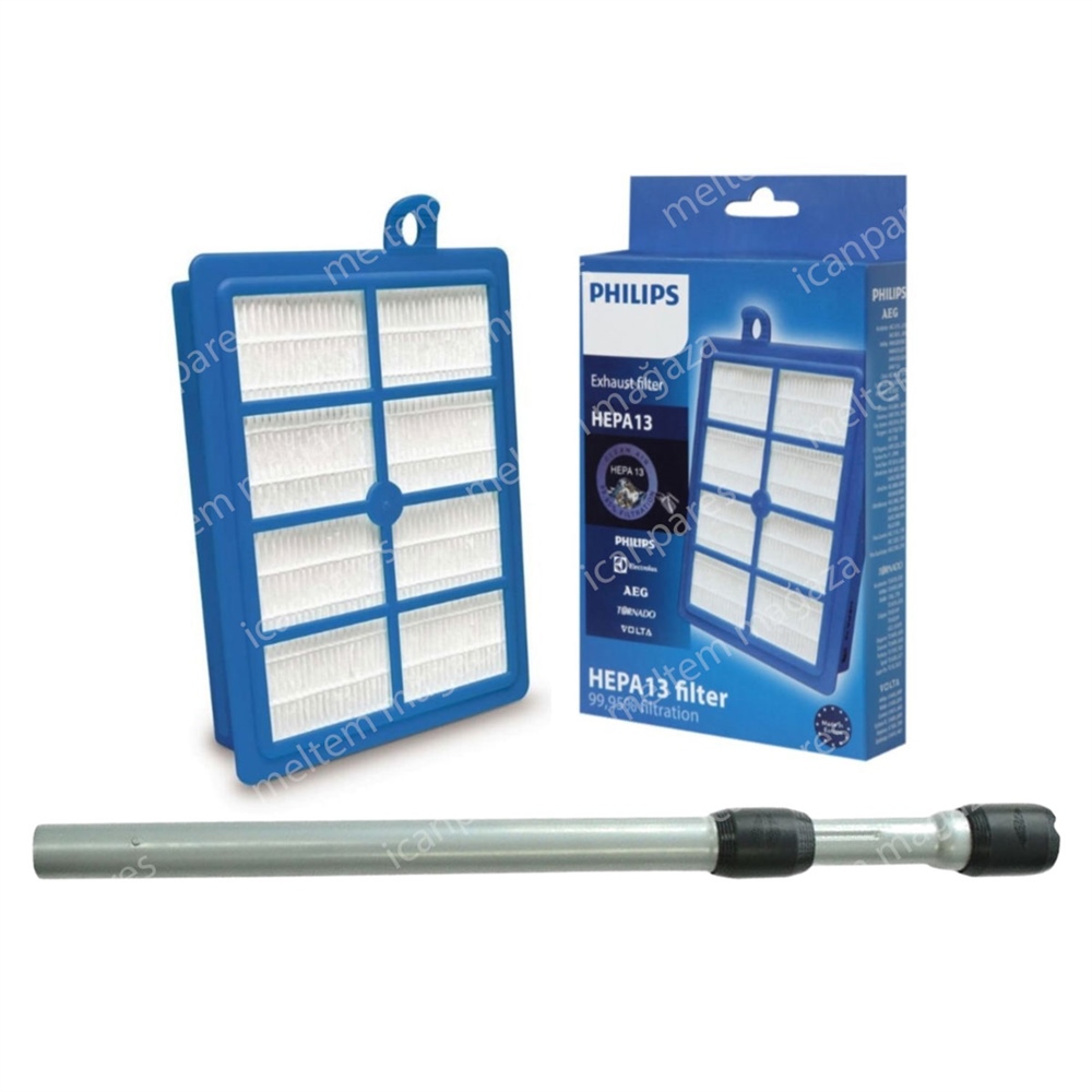 Philips FC 9712 PowerPro Expert Çelik Boru Kutulu Hepa Filtre