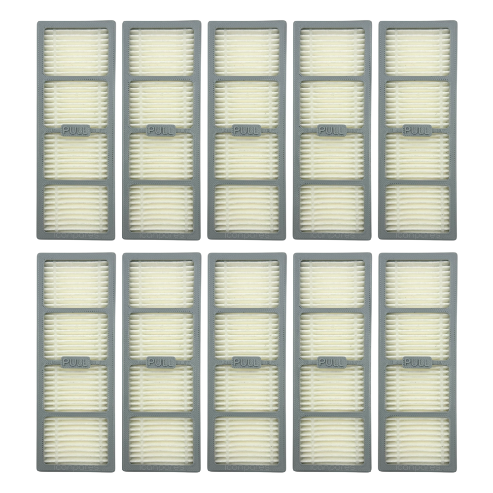 Philips Uyumlu HomeRun 7000 Serisi Aqua XU7000 Robot Süpürge Hepa Filtresi 10 Adet