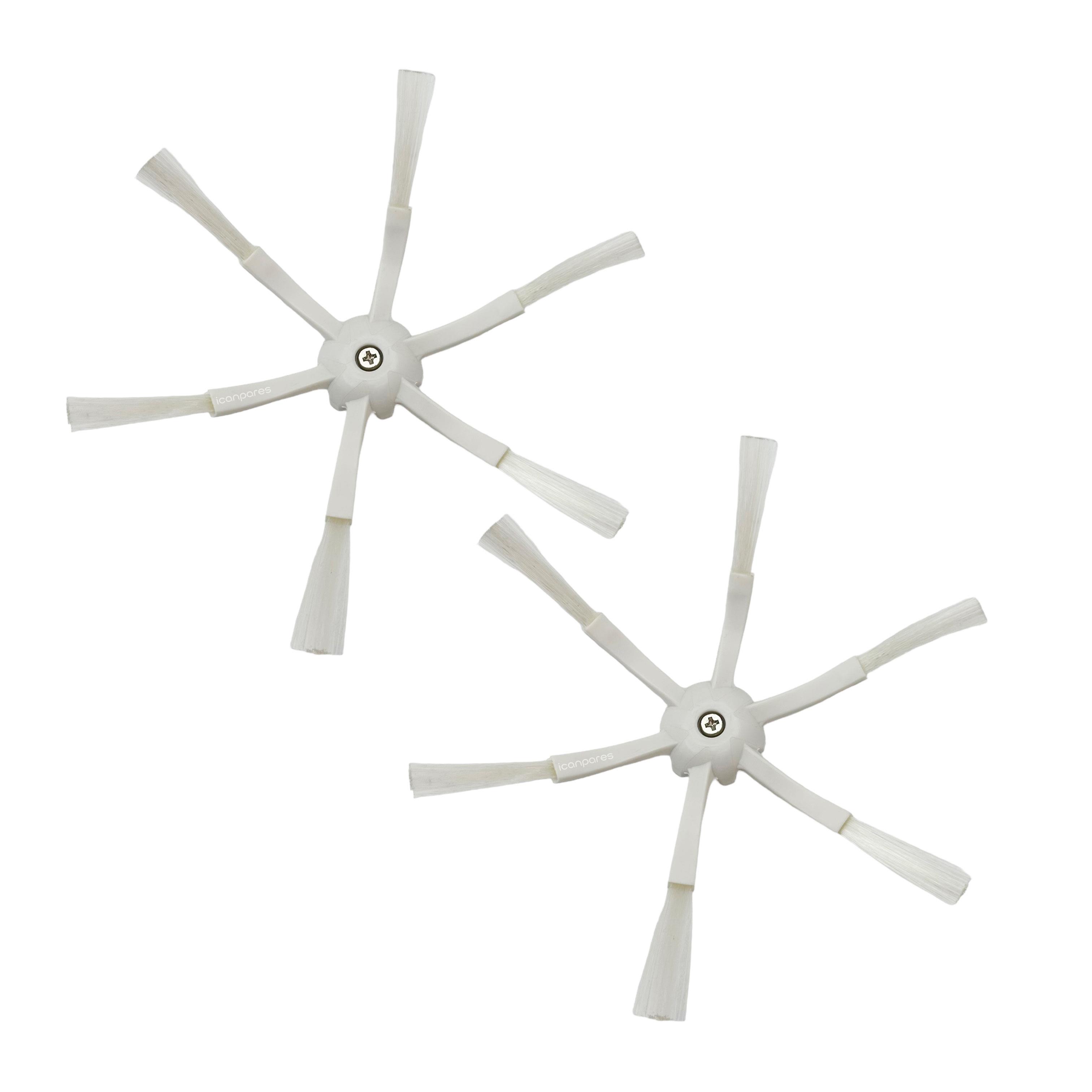 Roborock Uyumlu S5 Max, S50, S6 Max V, S6 Pure 2li 6 Kollu Yan Fırça