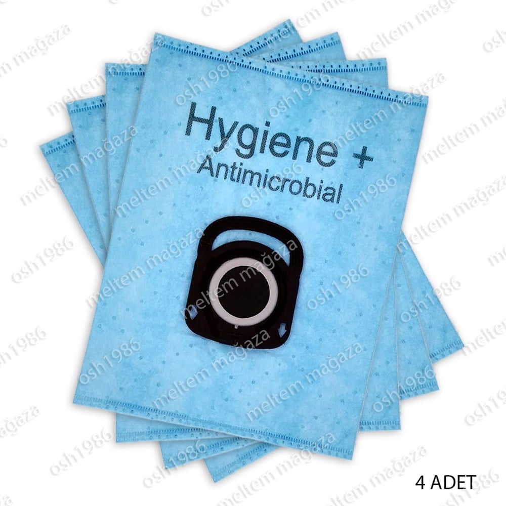 Rowenta Uyumlu RO 6441 Silence Force4A Süpürge Antimicrobial Toz Torbası
