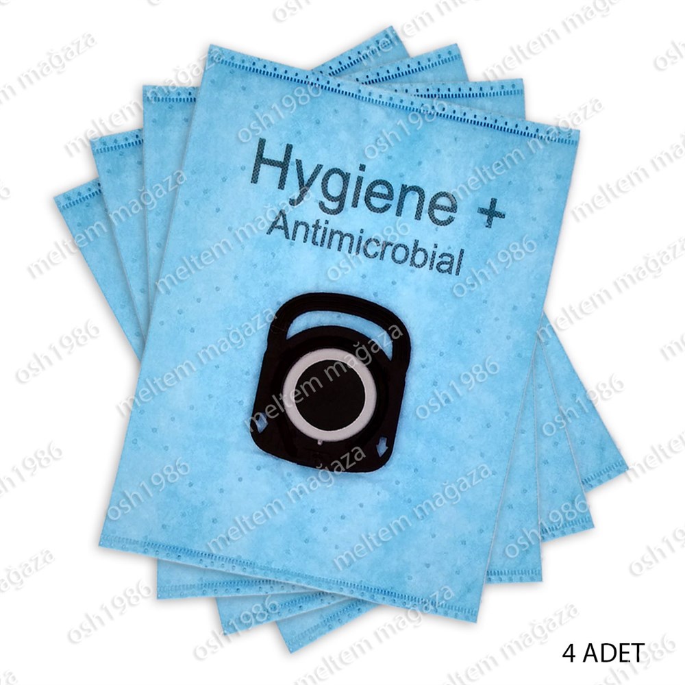 Rowenta Uyumlu RO 6477 Silence Force4A Süpürge Antimicrobial Toz Torbası
