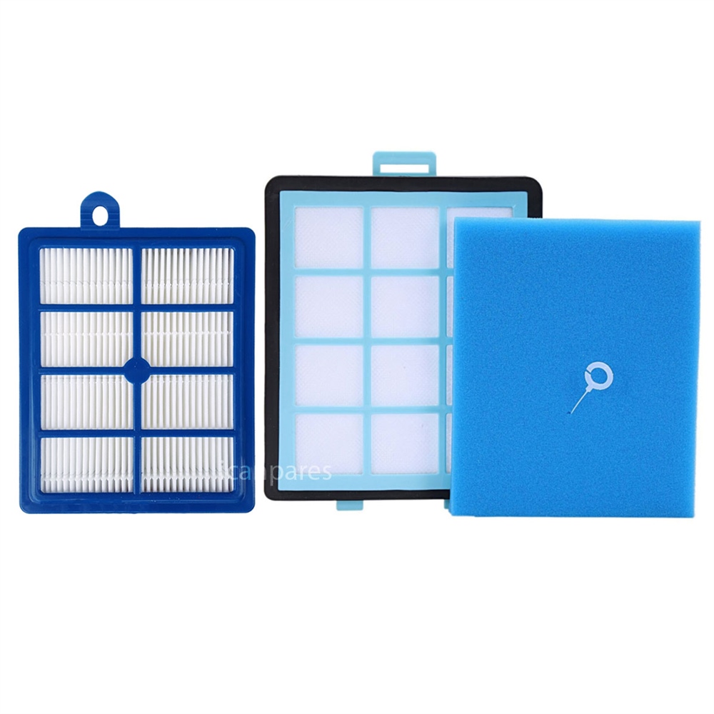 Philips Uyumlu FC 8761 PowerPro Süpürge Ön Filtre ve Hepa Filtre