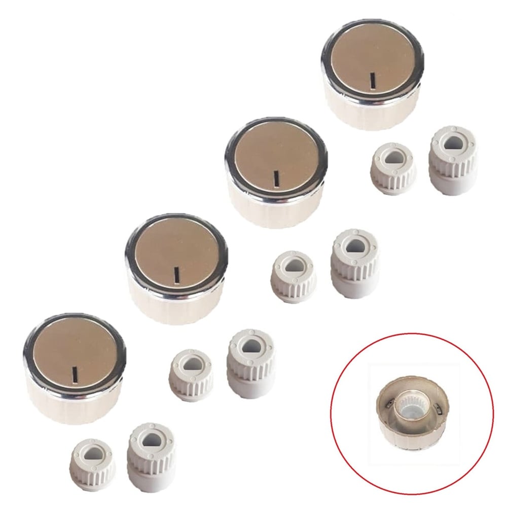 Tefal Uyumlu Düğme 4 lü Takımı Ankastre Set Üstü Ocak Düğmesi
