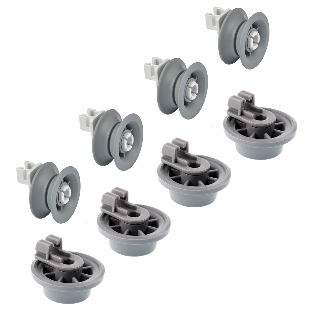 Bosch SMS40E52EU Bulaşık Makinesi Sepet Tekerleği 4 ALT 4 ÜST Teker Takımı